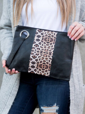 Leopard Dual Tone Clutch