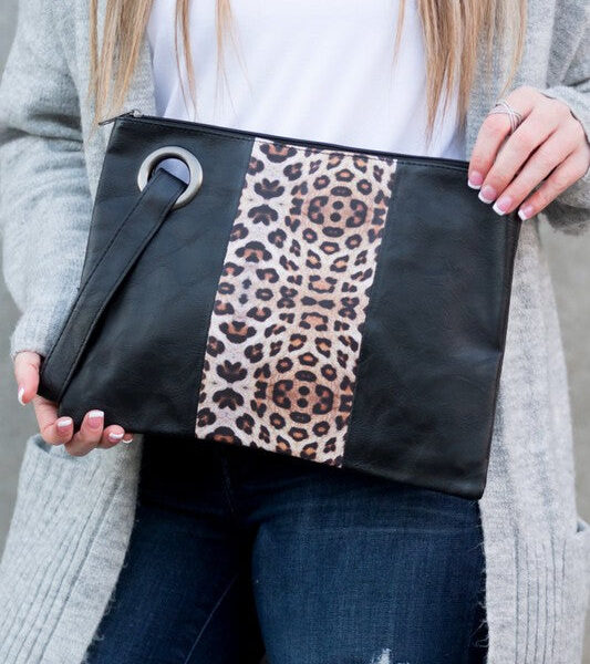 Leopard Dual Tone Clutch